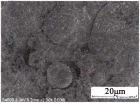 Figure 2: SEM images of ceramifiable silicone composite series A before sintering — (a) baseline A0, (b) sepiolite fiber A1, (c) hollow glass microsphere A2, (d) aerogel A3 — showing filler dispersion quality and interface characteristics