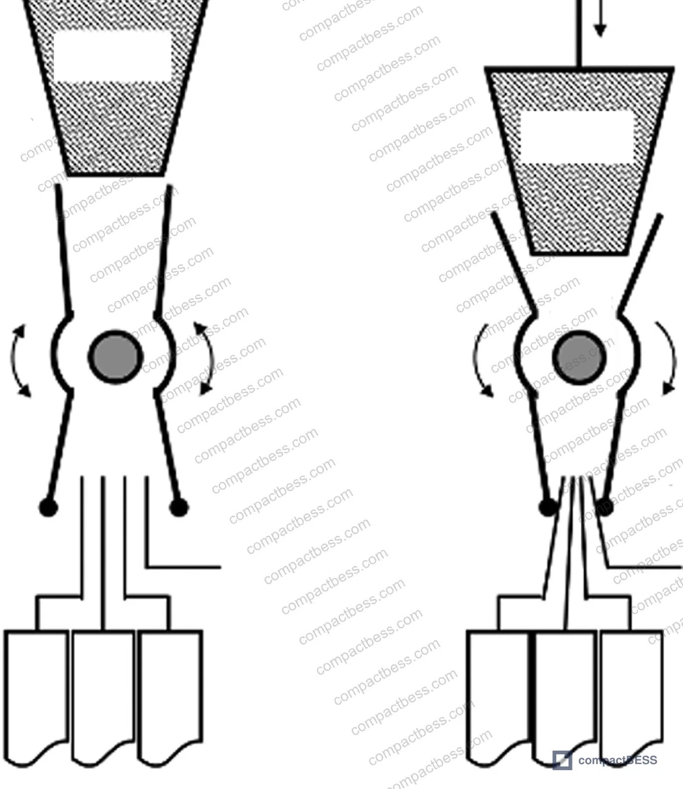 Figure 4: Schematic showing how assembly clearance deviation leads to insulation failure in pouch cell module stacking