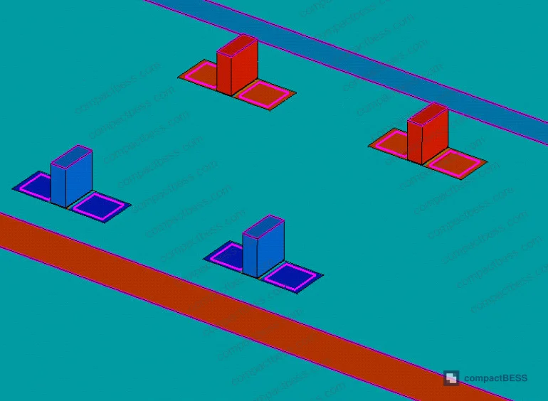 Figure 3: Output voltage transient response under fixed LET and incident angle conditions, showing that primary node charge collection is sufficient to perturb node potential but insufficient to trigger a state flip when secondary node spacing exceeds the minimum threshold — directly analogous to cell isolation behavior in multi-cell pack assemblies