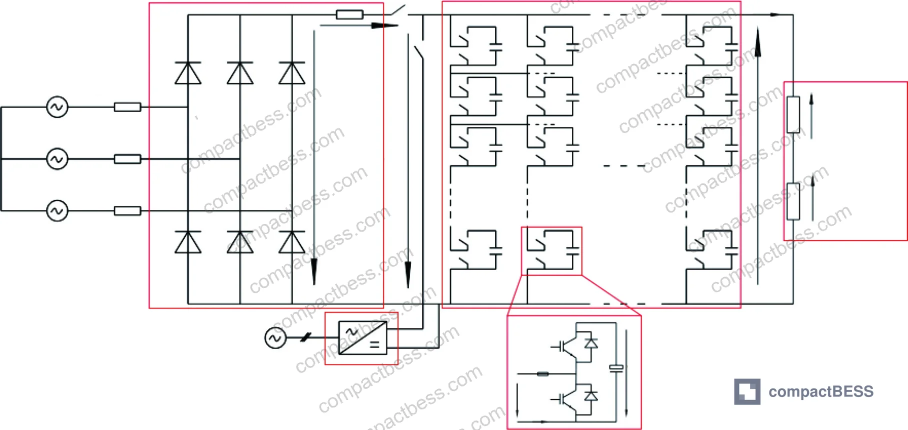 Figure 6: Pre-charge and boost-charge phase circuit schematics